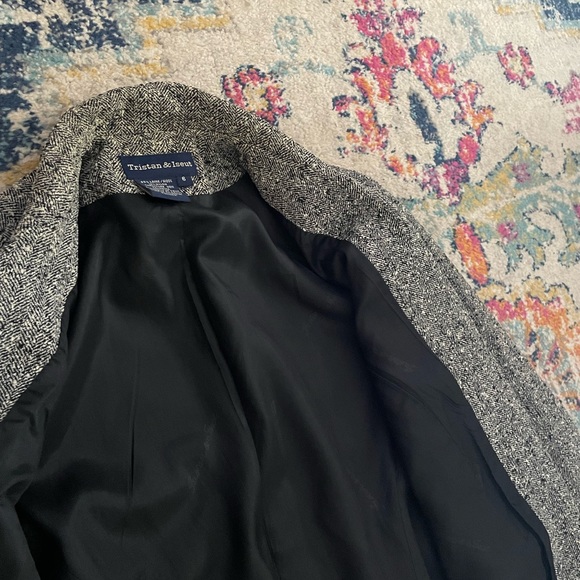 Marbled double breasted coat - Picture 4 of 5